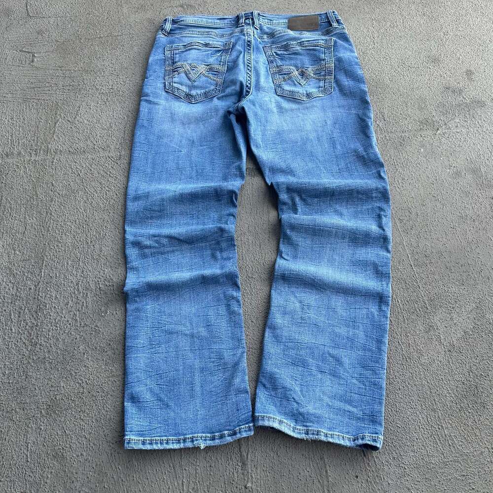 Y2K BKE Jake Mens Jeans Blue Denim Size 36x30